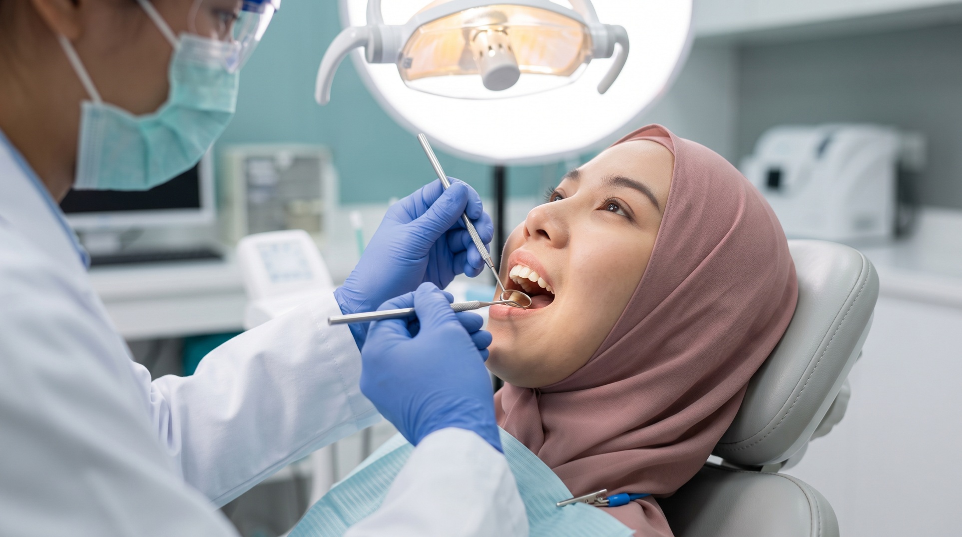 Perawatan Gigi Pasien di Klinik Gigi Pratama DentalHouse Padang